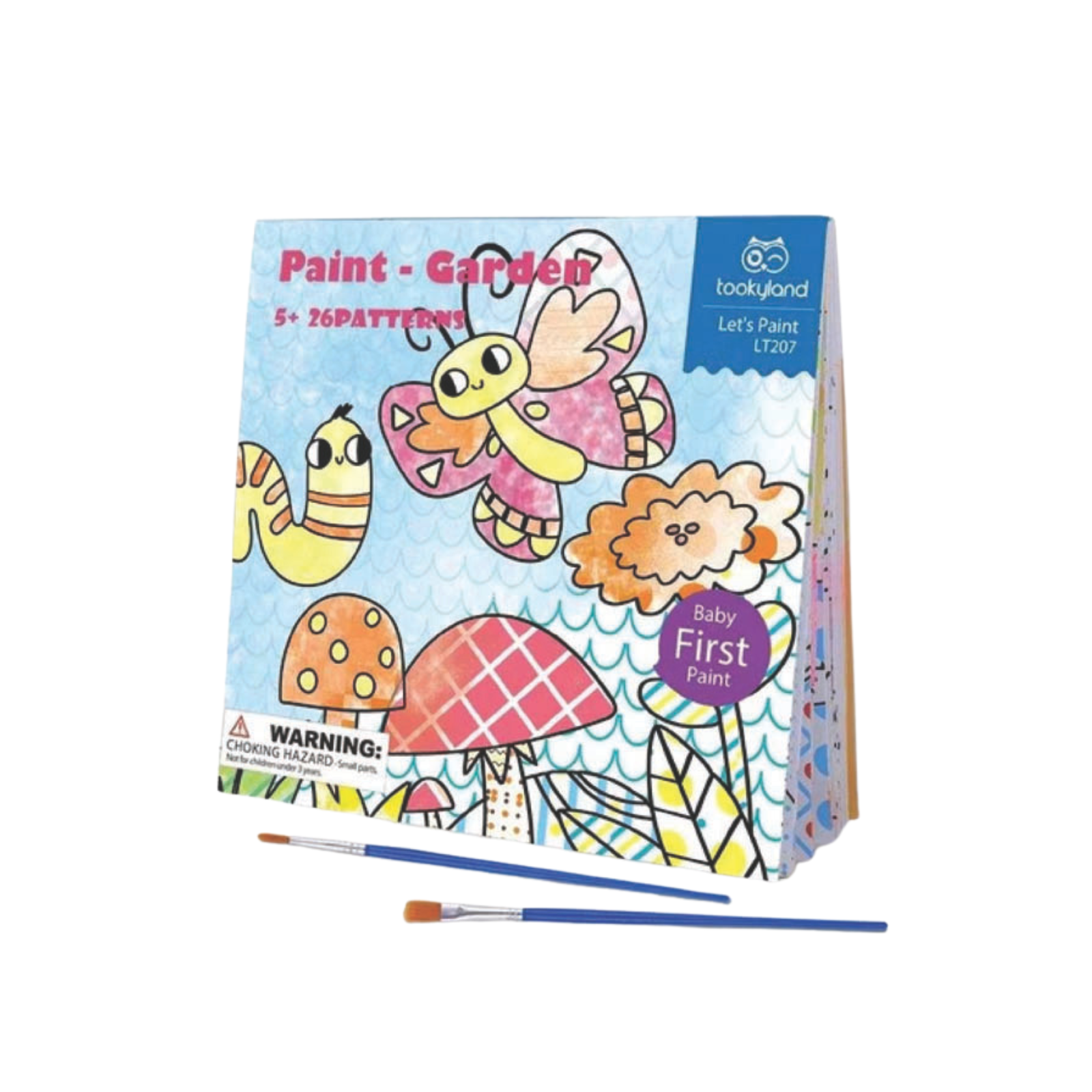 Paint With Water Garden - screen-free art activity for kids by Tokiplay