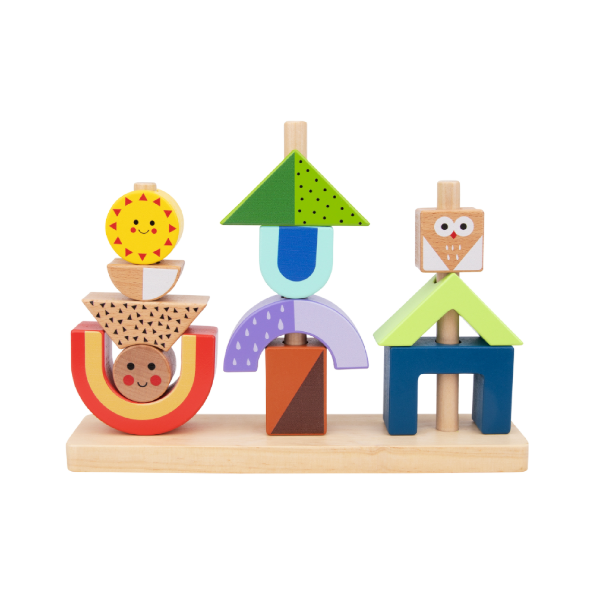 Shadow Stacking Game - Montessori-inspired educational toy by Tokiplay