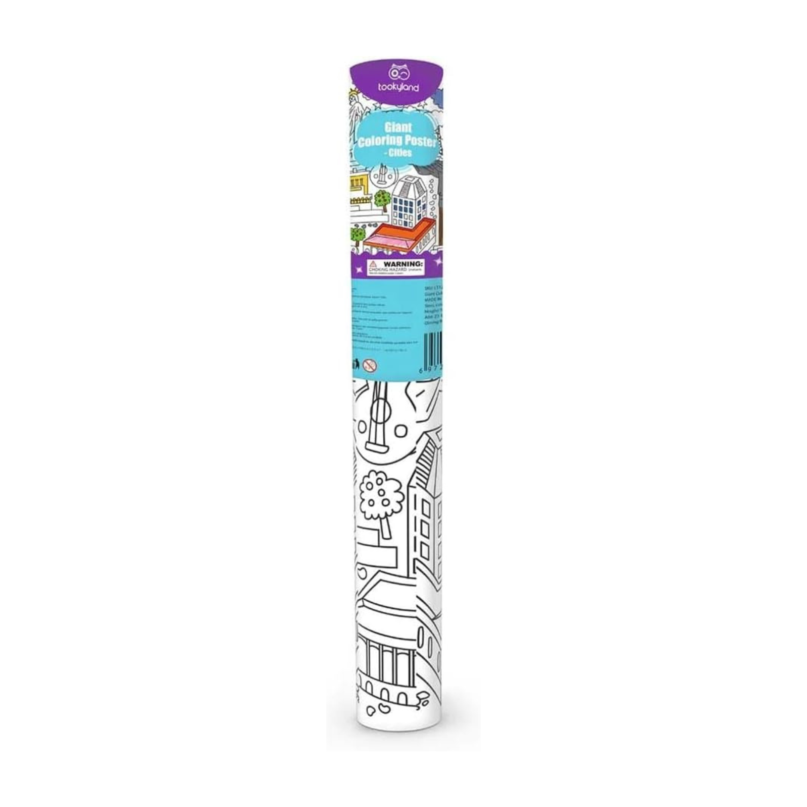 Coloring Roll Cities - creative play for children by Tokiplay